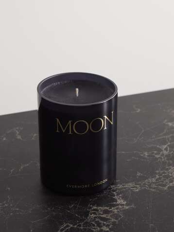 EVERMORE Moon scented candle - Smoke & Night Rose, 300g