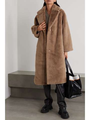 STAND STUDIO Maria oversized faux fur coat