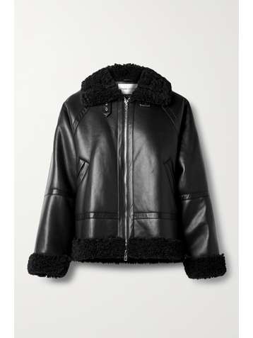 STAND STUDIO Rind faux shearling coat