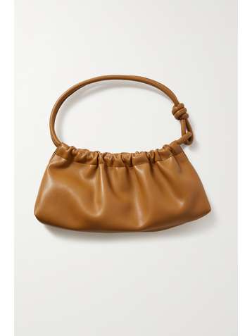 NANUSHKA Sac porté épaule en cuir vegan à fronces Valerie