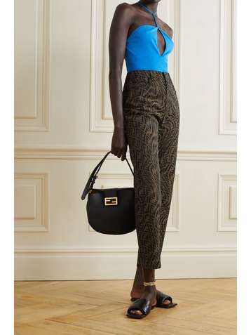 FENDI Jacquard flared pants