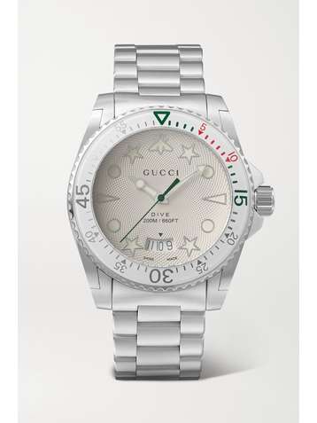 GUCCI Dive 40mm stainless steel watch