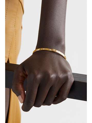 GUCCI Icon 18-karat gold diamond bangle