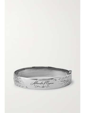 ALEXANDER MCQUEEN Silberfarbener Armreif