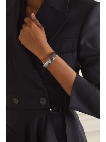 ALEXANDER MCQUEEN Silberfarbener Armreif