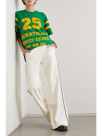 GUCCI Eschatology oversized printed cotton-jersey T-shirt