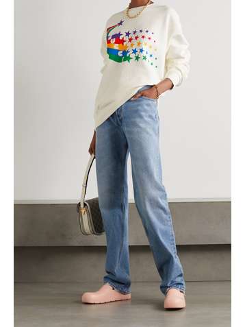 GUCCI Sweat en jersey de coton imprimé