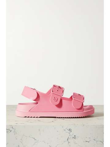 GUCCI Isla buckled rubber sandals