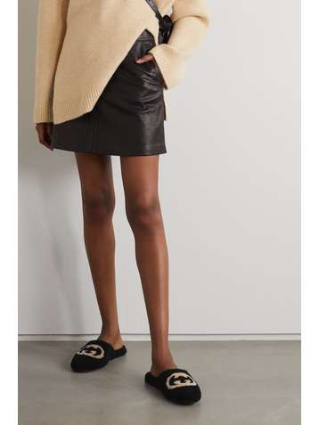 GUCCI Eileen shearling slippers