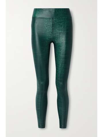 KORAL Lustrous printed stretch leggings