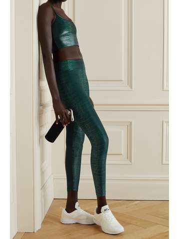 KORAL Lustrous printed stretch leggings
