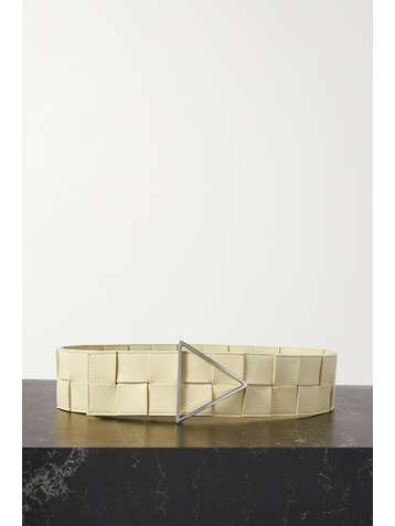 BOTTEGA VENETA Intrecciato leather waist belt