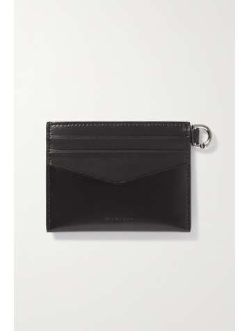 GIVENCHY Embellished paneled leather cardholder