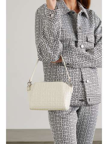 GIVENCHY Antigona XS mini embossed glossed-leather shoulder bag