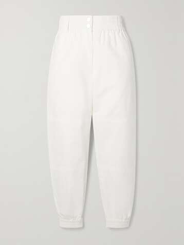 THE RANGE Pantalon fuselé en serge de coton Arid