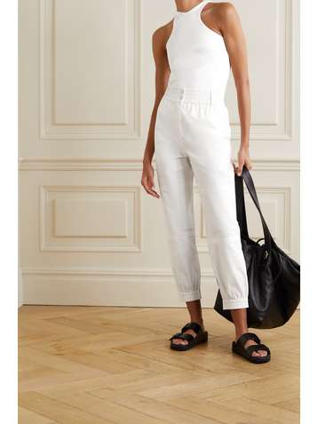 THE RANGE Pantalon fuselé en serge de coton Arid