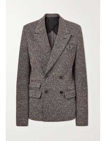 BOTTEGA VENETA Blazer à double boutonnage en bouclé à chevrons