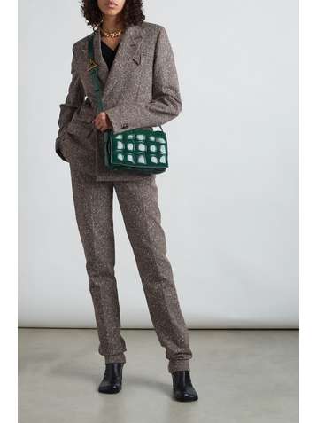 BOTTEGA VENETA Blazer à double boutonnage en bouclé à chevrons