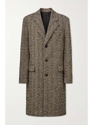 BOTTEGA VENETA Manteau en bouclé de laine mélangée à chevrons