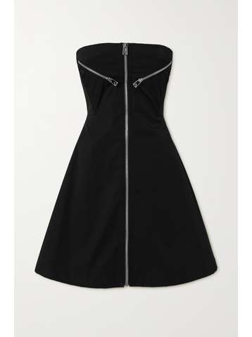 BOTTEGA VENETA Strapless shell mini dress