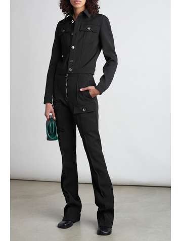 BOTTEGA VENETA Wool-blend flared pants