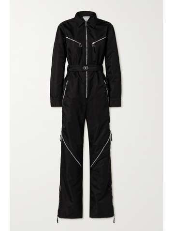 BOTTEGA VENETA Zip-detailed shell jumpsuit
