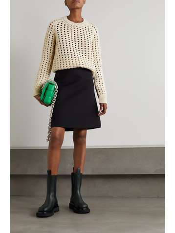 BOTTEGA VENETA Open-knit wool sweater