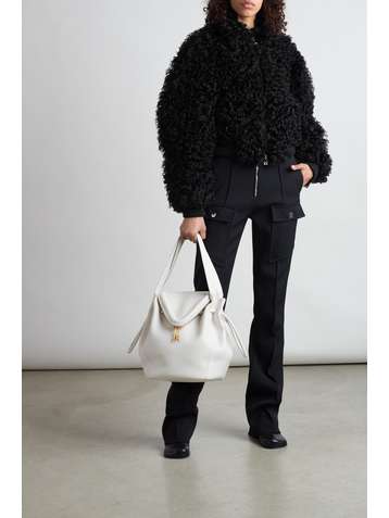 BOTTEGA VENETA Blouson en peau lainée