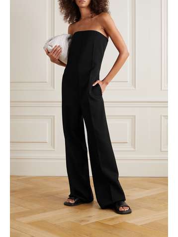 BOTTEGA VENETA Strapless crepe jumpsuit