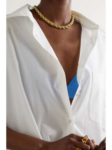 LOREN STEWART XXL Rope gold vermeil necklace