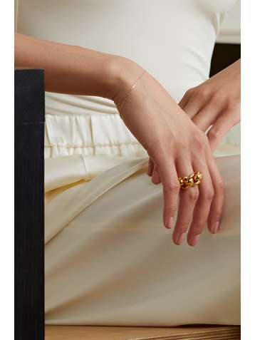 LOREN STEWART Baby Fig gold bracelet