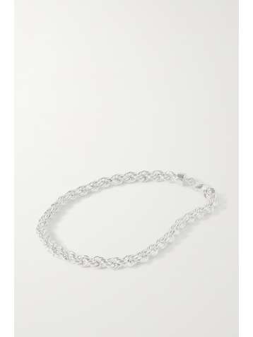 LOREN STEWART XXL Rope silver necklace