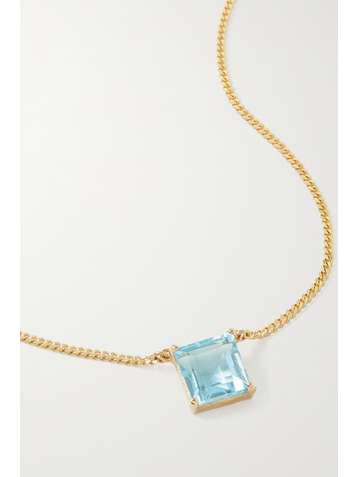 LOREN STEWART Bonbon 14-karat gold topaz necklace