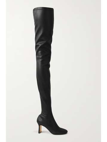 STELLA MCCARTNEY Ivy vegetarian leather over-the-knee boots