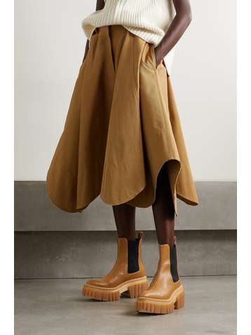 STELLA MCCARTNEY Bottines chelsea plates-formes en cuir végétarien Emilie