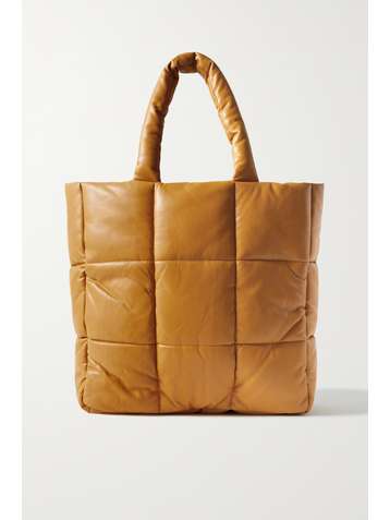 STAND STUDIO Assante wattierte Tote aus gestepptem Kunstleder