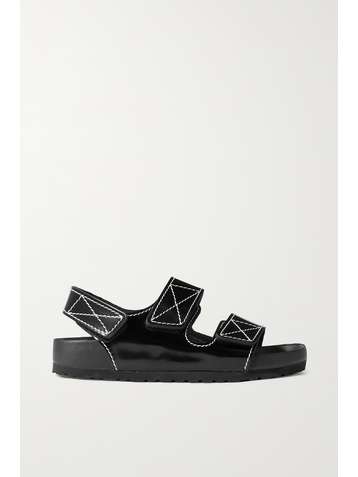 PROENZA SCHOULER Sandales en cuir verni Milano x Birkenstock