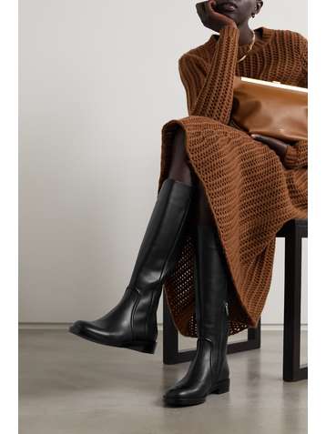 GIANVITO ROSSI Leather knee boots