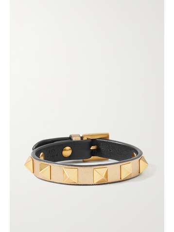 VALENTINO Valentino Garavani The Rockstud leather bracelet