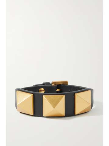 VALENTINO Valentino Garavani The Rockstud leather bracelet