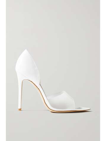 GIANVITO ROSSI Escarpins en cuir verni et en PVC Bree 105