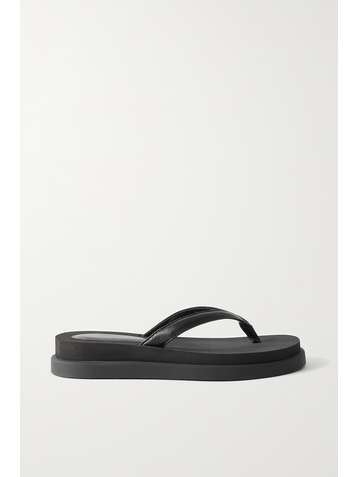 GIANVITO ROSSI Tongs plates-formes en cuir Marlin