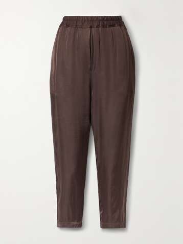 NILI LOTAN Pantalon de survêtement en satin Safi