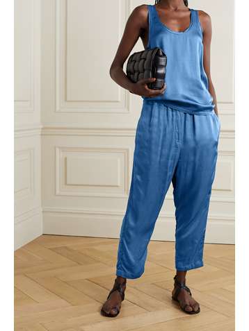 NILI LOTAN Pantalon de survêtement en satin Safi