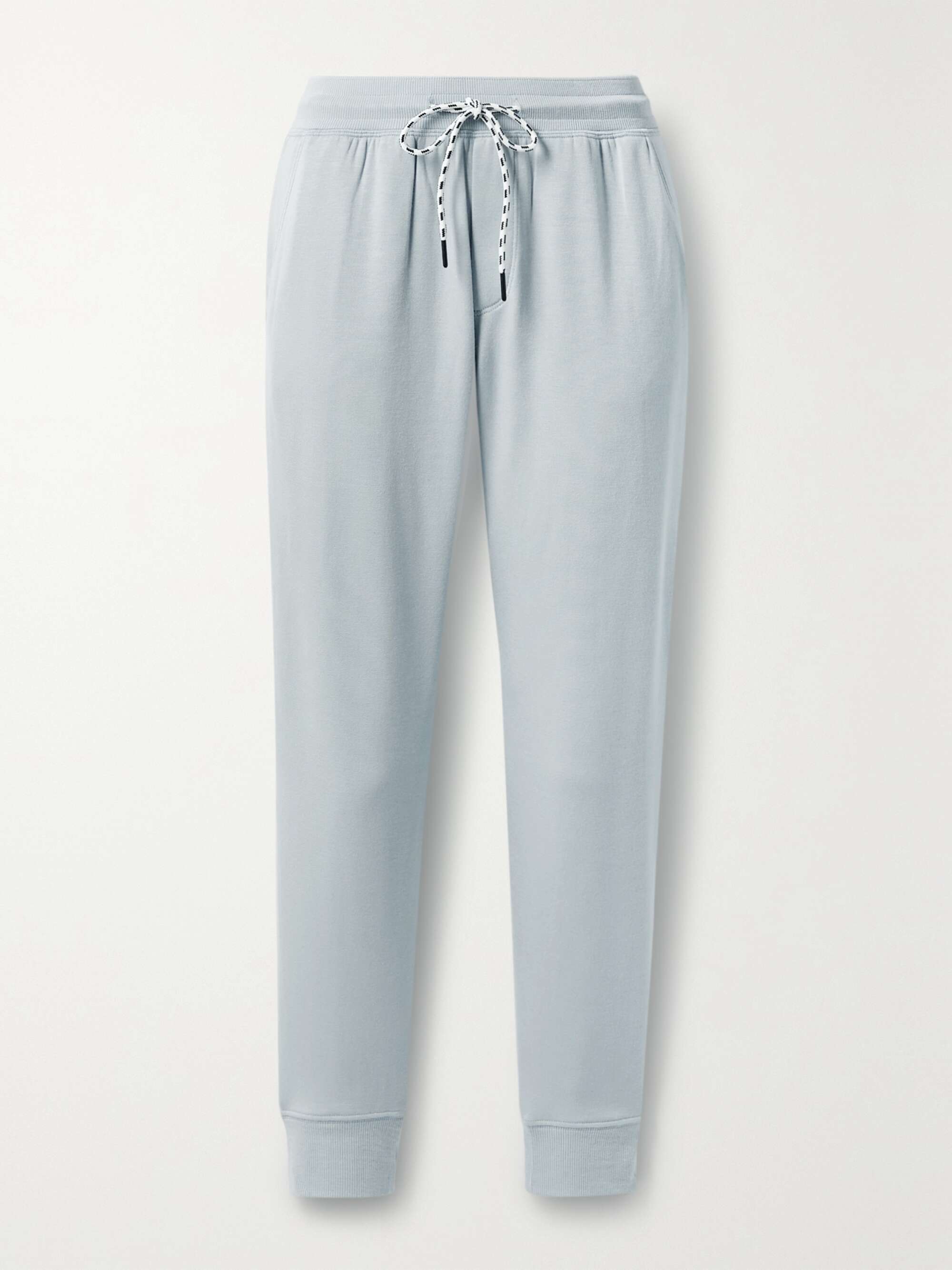Light gray Norma stretch-modal jersey 