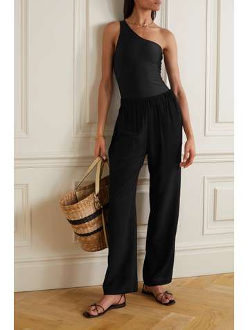 ENVELOPE1976 Paros one-shoulder recycled swimsuit