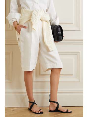 PORTE & PAIRE Sandalen aus Leder