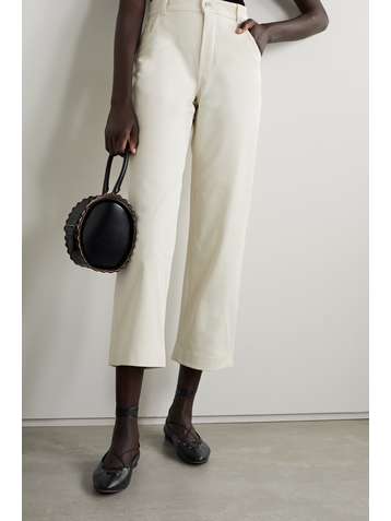 ALAÏA Leather ballet flats