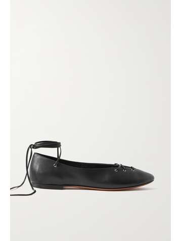 ALAÏA Leather ballet flats