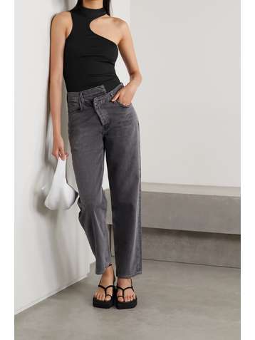 ANINE BING Lesly ribbed-knit tank